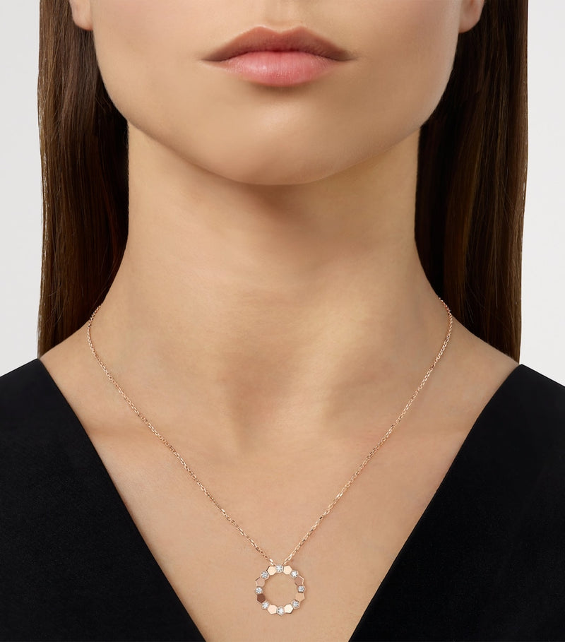 Chaumet Bee de Chaumet pendant necklace rose gold, imported from the UK