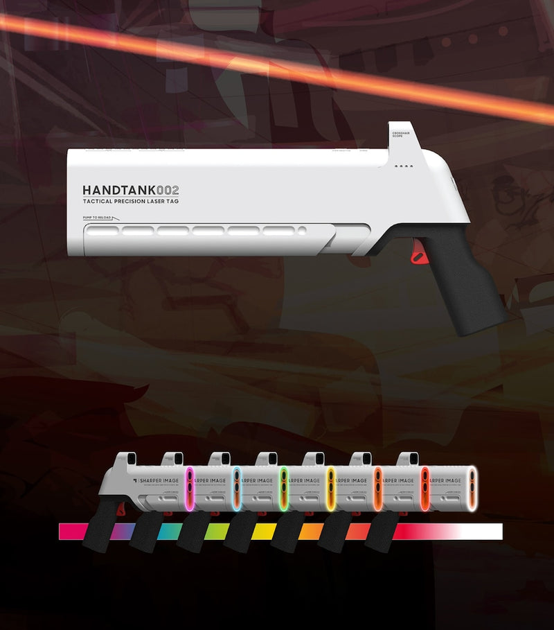 Sharper Image laser tag handtank blast pack with blasters and life pods (British brand)