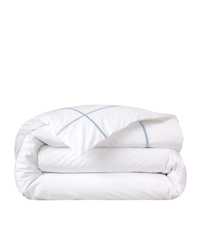 Yves Delorme double duvet cover Athena Celeste 200cm x 200cm (British brand)