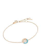 Harrods Piaget Rose Gold and Turquoise Possession Vibrant Palace Bracelet- Buy online at McGrocer