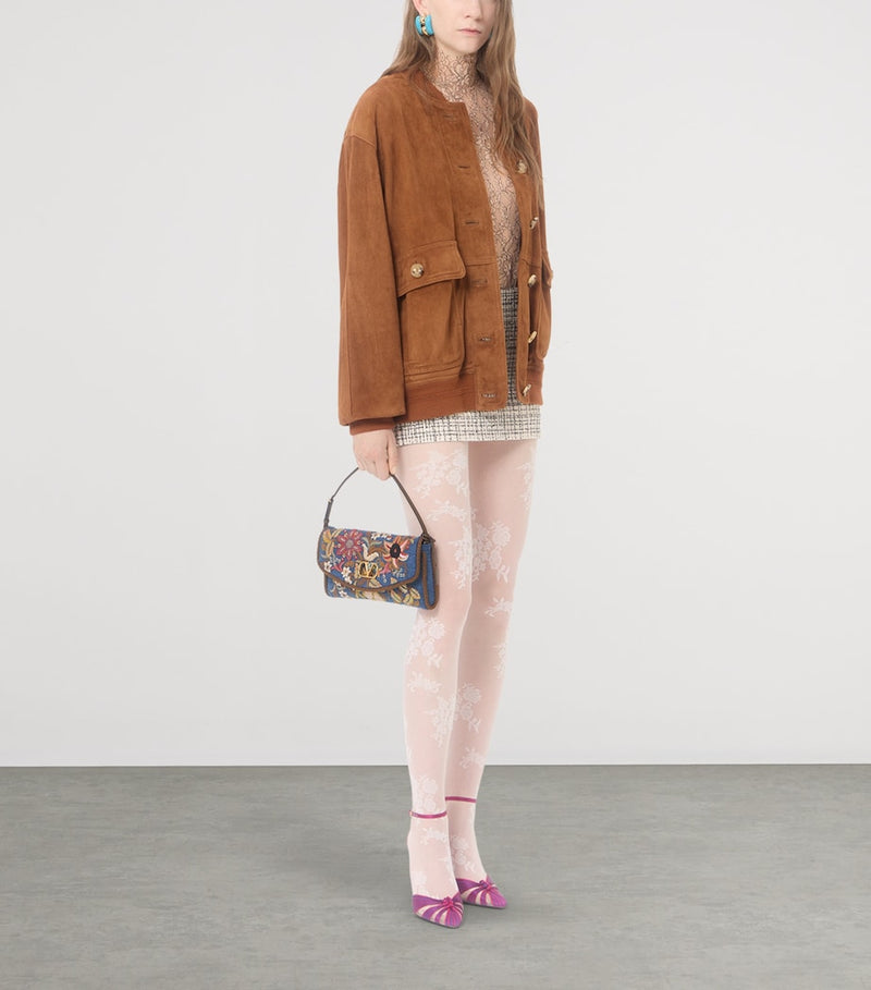 Valentino Garavani DeVain embroidered shoulder bag, UK version
