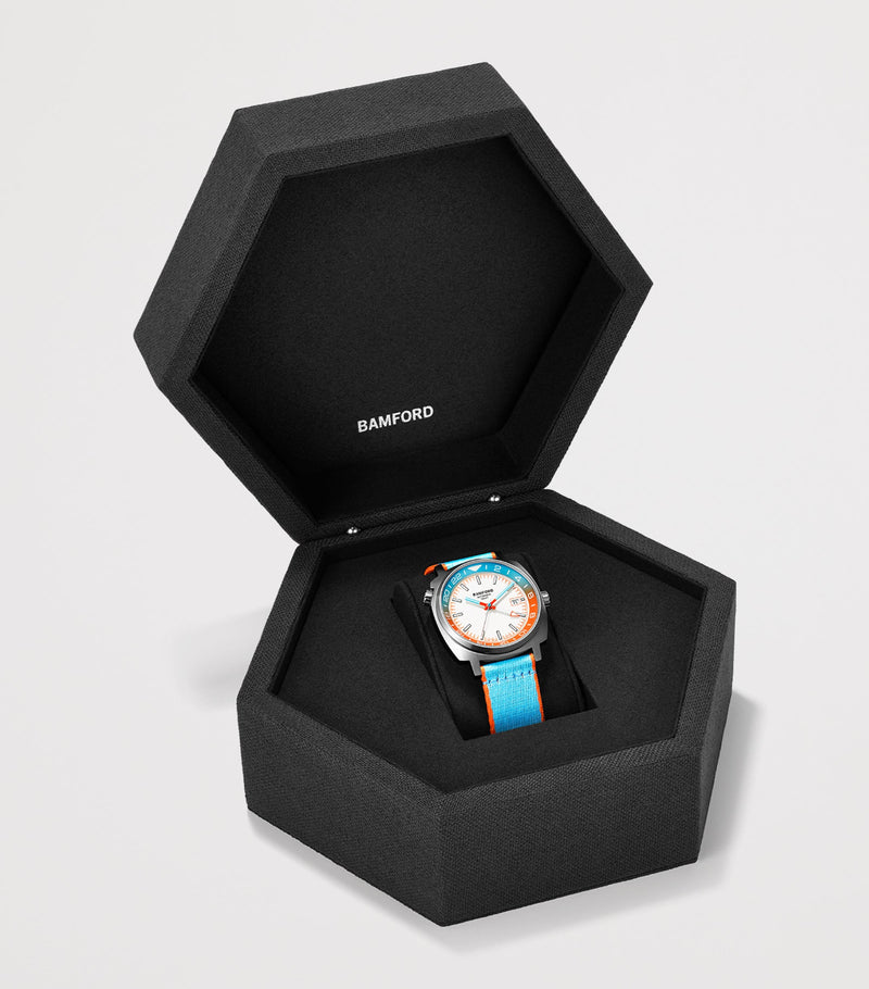 Bamford London GMT Summer watch 40mm stainless steel (British brand)