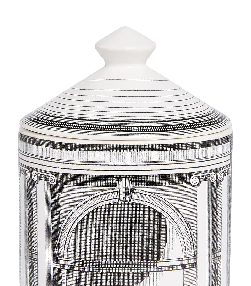 Fornasetti Small Architettura Candle woody Immaginazione scent 310g - British product