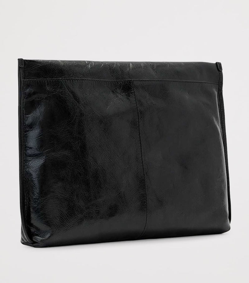 AllSaints buffalo leather clutch pouch - UK version