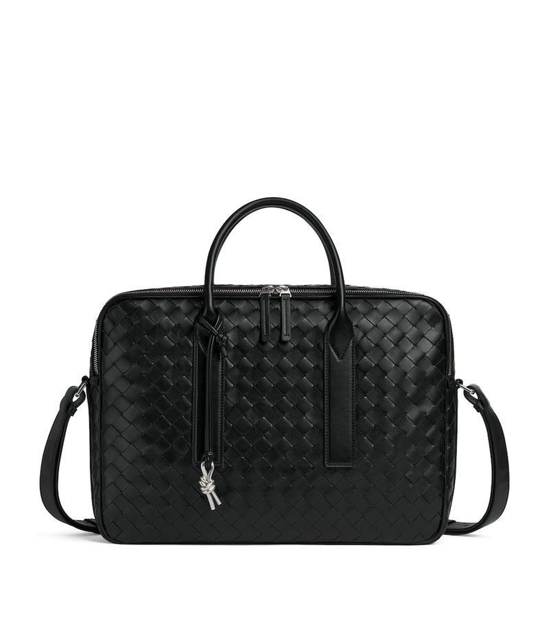 Bottega Veneta Intrecciato leather briefcase - British product
