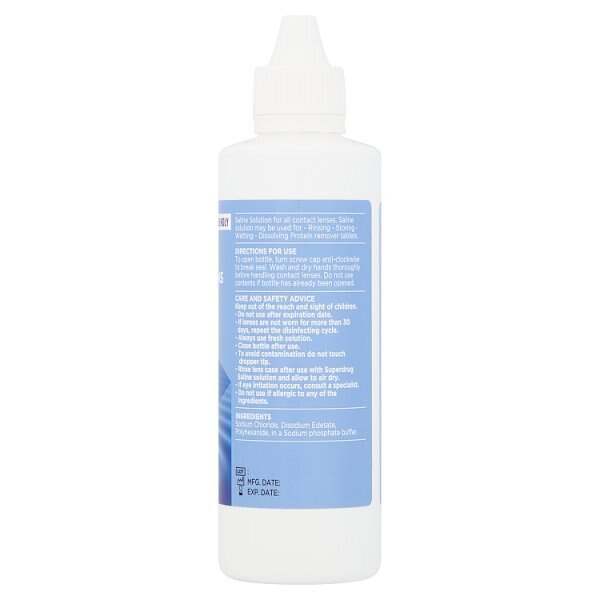 Superdrug Saline Contact Lens Solution 100ml GOODS Superdrug