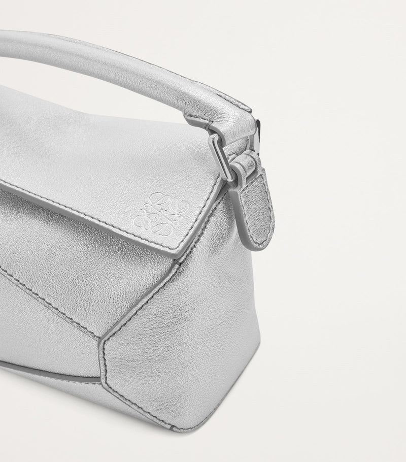 LOEWE Puzzle Edge mini leather bag, imported from the UK