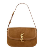 Saint Laurent medium Solferino suede shoulder bag - British product