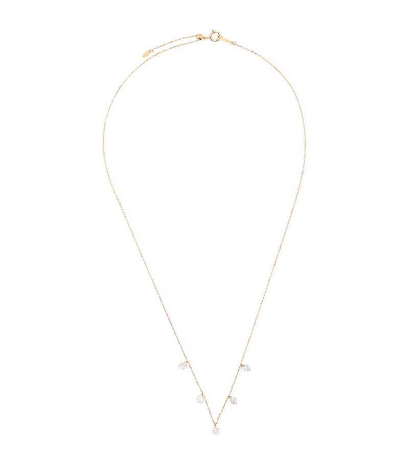 Persée Danaé necklace yellow gold 5-stone diamond - British product
