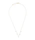 Persée Danaé necklace yellow gold 5-stone diamond - British product