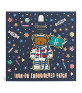 Harrods Harrods Pop Rocket Astronaut Bear Iron-On Embroidered Patch- Buy online at McGrocer