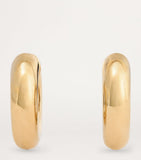 Engelbert yellow gold Absolute Creoles hoop earrings - British product