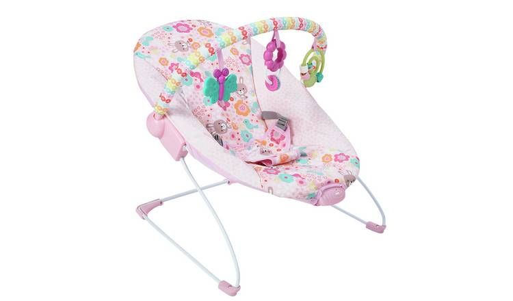 Chad Valley Princess Deluxe Baby Bouncer - Pink