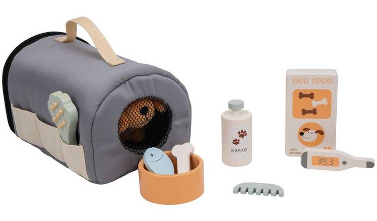 Chad Valley Wooden Pet Care Set