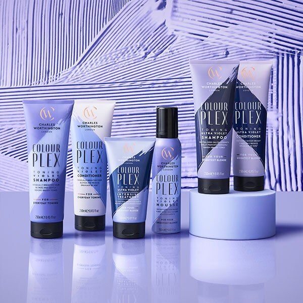 Charles Worthington ColourPlex Toning Violet Purple Shampoo 250ml