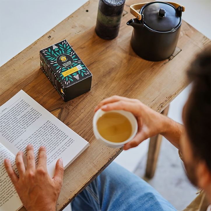 Cheerful Buddha Lion's Mane Mushroom Green Tea 15 Tea Bags