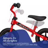 Chicco Red Bullet balance bike for toddlers, imported from the UK