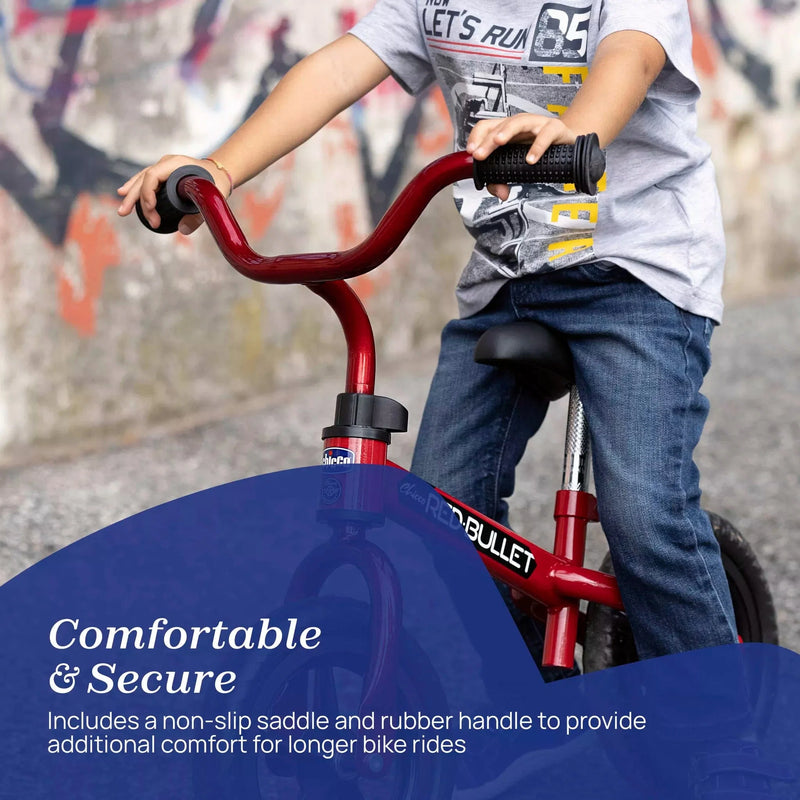 Chicco Red Bullet balance bike for toddlers, imported from the UK