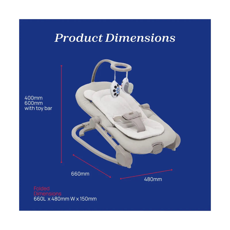 Chicco Mia Rocker Fossil baby rocker chair - British product
