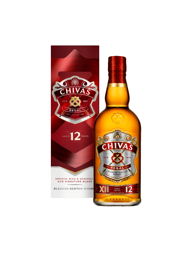 Chivas Regal 12 year old Scotch whisky 70cl (British brand)