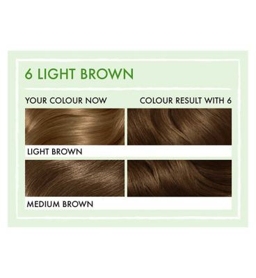 Clairol Natural Instincts No Ammonia No Parabens Semi-Permanent Hair Dye 6 Light Brown 175ml
