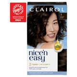 Clairol Nice'n Easy Crème Natural Looking Oil-Infused Permanent Hair Dye Brown Black 3