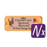 Clarence Court Burford Brown Mixed Free Range Eggs 10 per pack