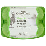 Clarence Court Organic Leghorn White Free Range Eggs 6 per pack