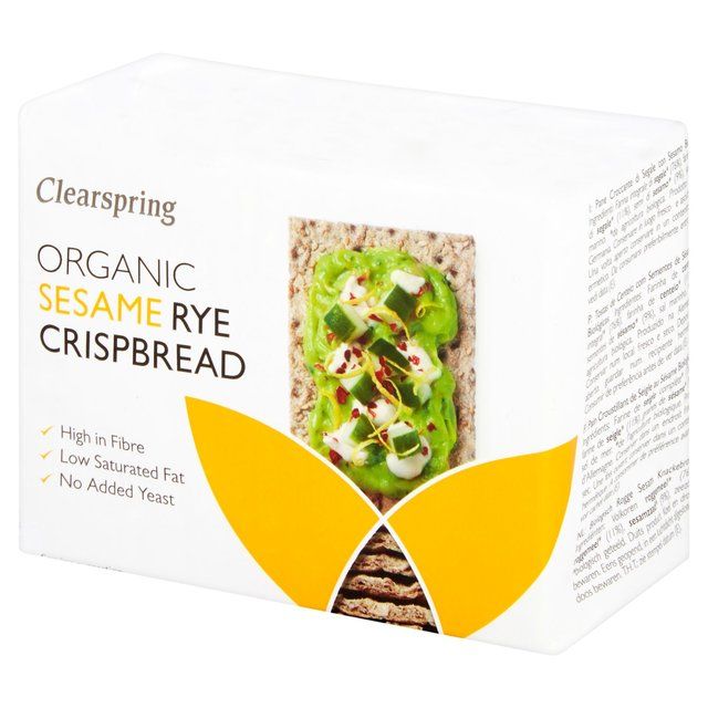 Clearspring Organic Rye Crispbread Sesame 200g