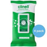 Clinell Universal Wipes 4 x 70 per pack
