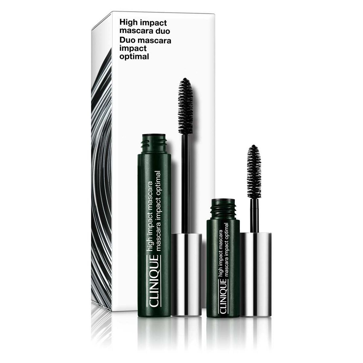Clinique High Impact Mascara Duo: Home & Away Makeup Gift Set