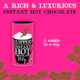 Clipper Fairtrade Instant Hot Chocolate   350g