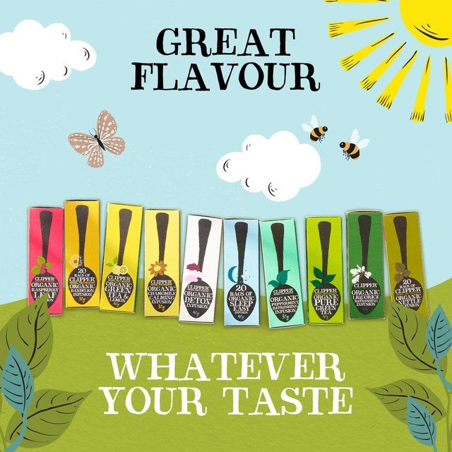 Clipper Organic & Fairtrade Decaffeinated Green Tea 40 per pack