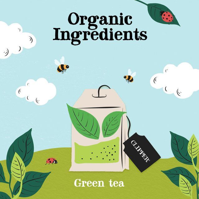 Clipper Organic & Fairtrade Green Tea 40 per pack