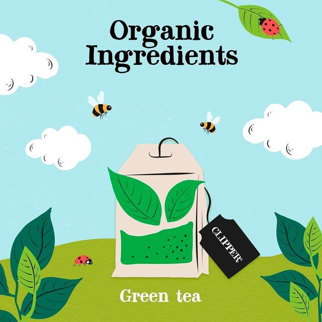 Clipper Organic Fairtrade Green Tea Bags 80 per pack