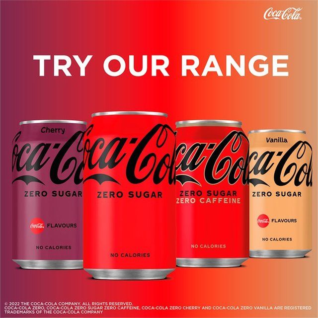 Coca-Cola Zero Caffeine Free 8 x 330ml