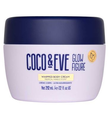 Coco & Eve Glow Figure Whipped Body Cream Tropical Mango Scent 212ml
