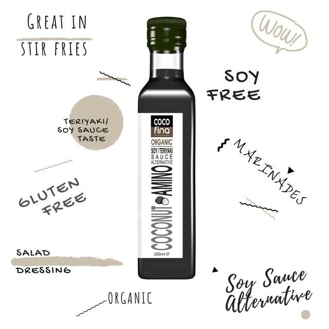 Cocofina Organic Coconut Amino Soya Teriyaki Sauce Alternative 250ml
