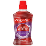 Colgate Max White Purple Reveal Mouthwash Alcohol Free 500ml 500ml