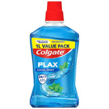 Colgate Plax Cool Mint Mouthwash Alcohol Free 1000ml 1L