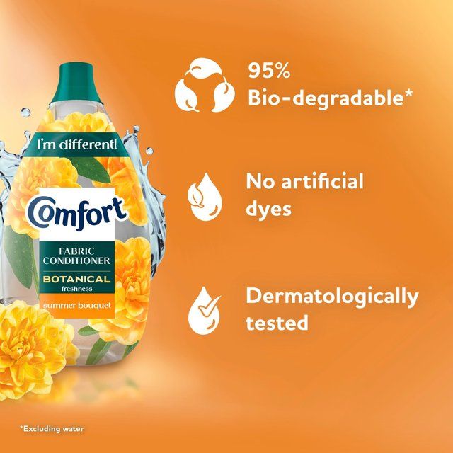 Comfort Botanical Fabric Conditioner Summer Bouquet 38 Washes 570ml