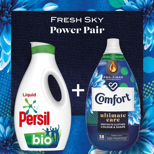 Comfort Intense Ultra Concentrated Fabric Conditioner Freshsky 58 Wash 870ml