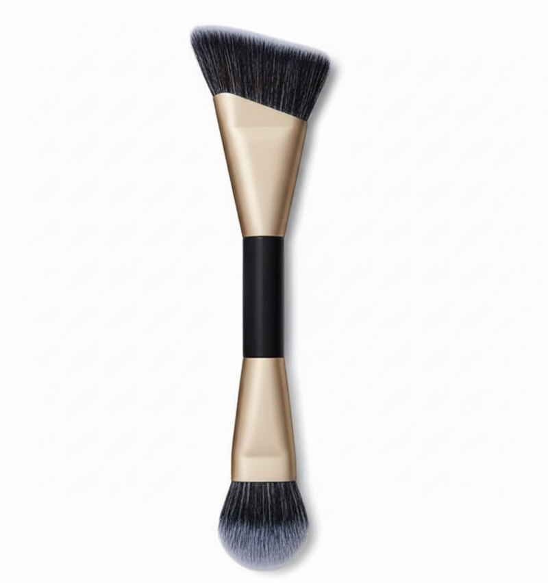 No7 Pro Artist The Radiance Duo Dual-Ended Blush and Bronze Brush