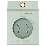 Cora Cole Silver Plated Linear & Stud Earring Duo