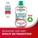 Corsodyl Gum Mouthwash Complete Protection Mild Mint 500ml