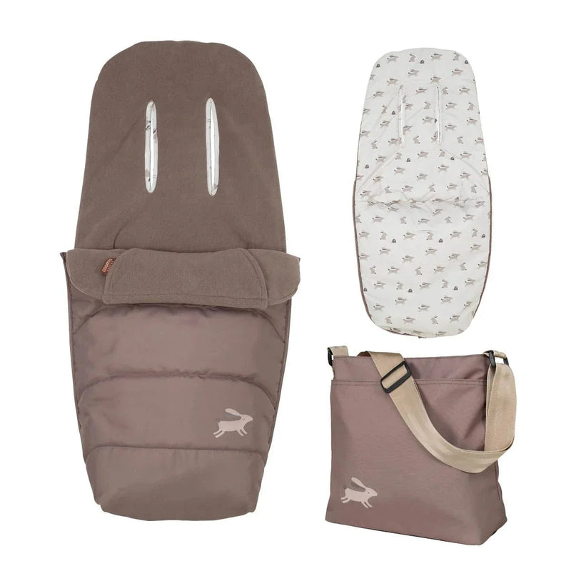 Cosatto Giggle accessory pack Lollop with footmuff and changing bag, UK version