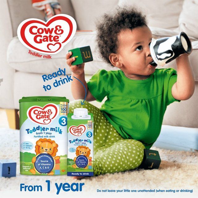 Cow & Gate 3 Toddler Milk Formula Liquid 1-3 Years 1L