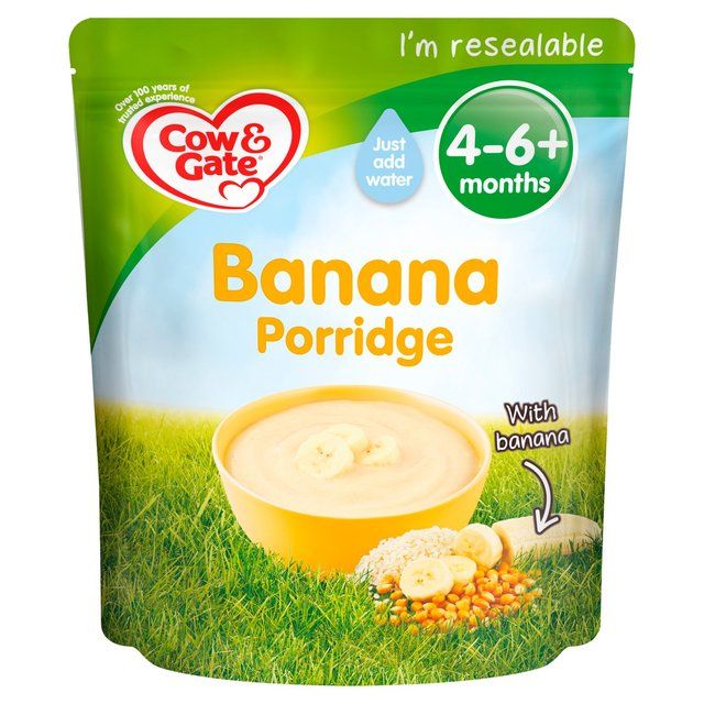 Cow & Gate Banana Porridge 4-6 mths+ 125g