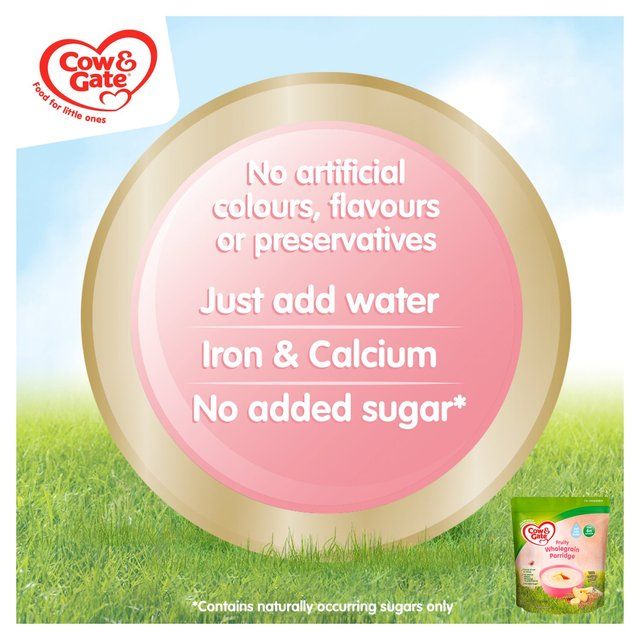 Cow & Gate Fruity Wholegrain Porridge 6 mths+ 125g