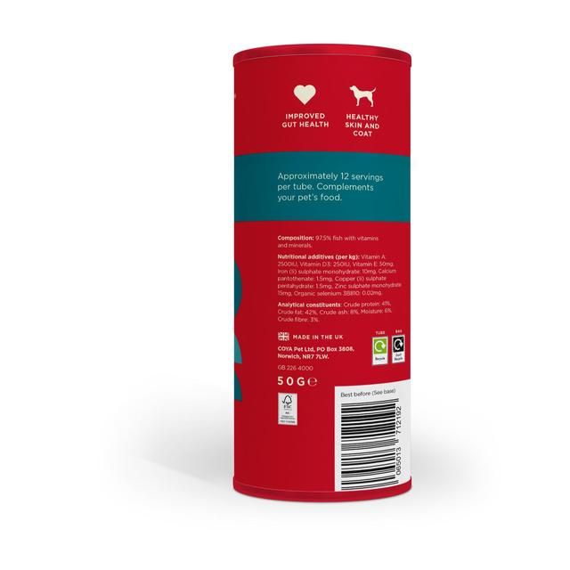 COYA Freeze-Dried Raw Adult Dog Food Topper Fish 50g